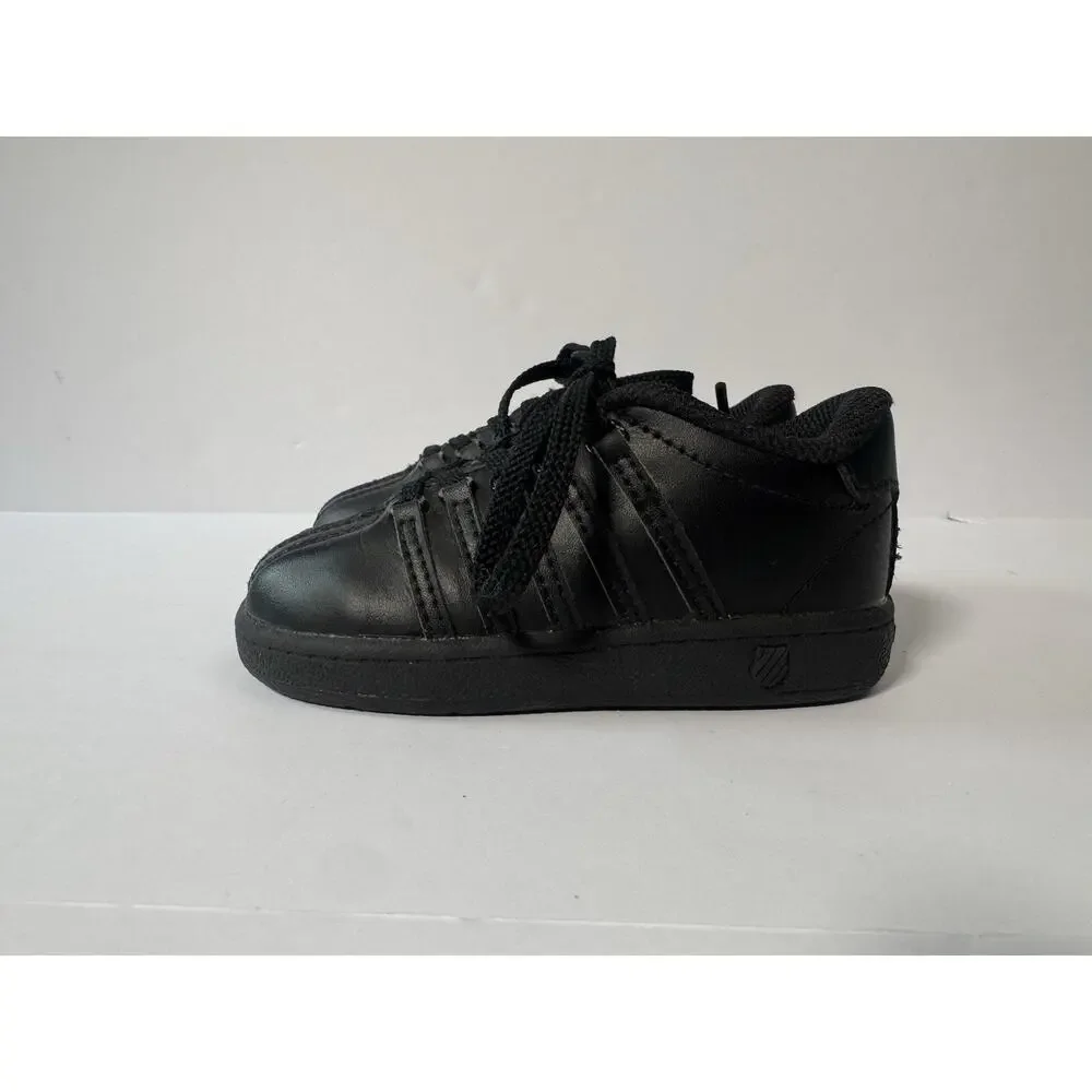 K Swiss Classic VN Infant Low Sneakers Black Size 6 Toddler Shoes With Box